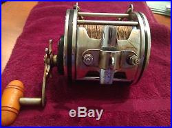 Penn Senator 9/0 Big Game Reel With Clamp & Harness Vintage Needs Good Cleaning