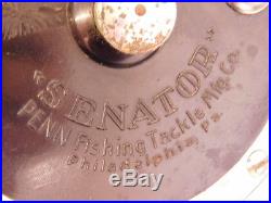 Penn Senator 9/0 Reel Pouch & Leather Case 1951-1955 Big Game Deep Sea Fishing