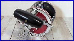 Penn Senator II 113HL Special 4/0 Deep Sea Trolling Reel Tomato Red Vintage Box