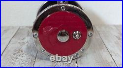 Penn Senator II 113HL Special 4/0 Deep Sea Trolling Reel Tomato Red Vintage Box