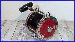 Penn Senator II 113HL Special 4/0 Deep Sea Trolling Reel Tomato Red Vintage Box