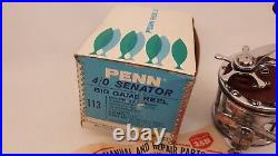 Penn Senator vintage reel in orig box 113H Special 4/0 high speed big game reel