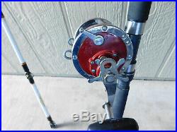 Penn Slammer Deep Sea Fishing Rod 113H Special 4/0 Senator Red Chrome Black #3