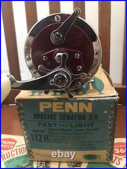 Penn Special Senator 112 H 3/0 Heavy Duty Big Game Trolling Fishing Reel USA