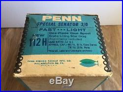 Penn Special Senator 112h 3/0 H Vintage Reel In Original Box