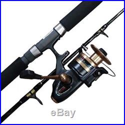 Penn Spinfisher 650ssm reel with an 8 foot Crystal Power Tip rod