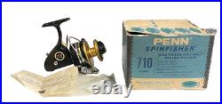 Penn Spinfisher 710 Spinning Reel Original Box & Parts Envelope-Grease