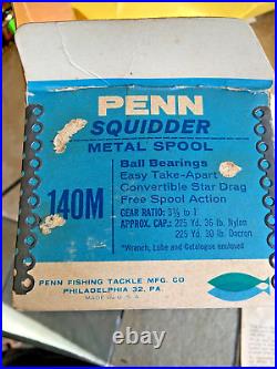 Penn Squidder 140M Conventional Reel made in USA new in box