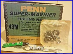 Penn Super Mariner 49M Fishing Reel For Wire and Other Lines