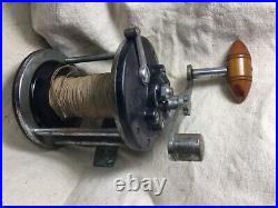 Penn Surfmaster 156 No Part NumberReel 200 YDS Used Picture Sideplate 1940s