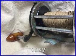 Penn Surfmaster 156 No Part NumberReel 200 YDS Used Picture Sideplate 1940s