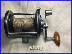 Penn Surfmaster 156 No Part NumberReel 200 YDS Used Picture Sideplate 1940s