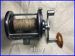 Penn Surfmaster 156 No Part NumberReel 200 YDS Used Picture Sideplate 1940s