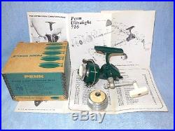 Penn ULTRALIGHT Model 716 Reel with Box, Extra Spool & Instructions