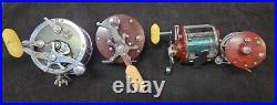 Penn fishing reels LOT Peer 309/ 209/ 49 Super Mariner/ Peerless No. 9