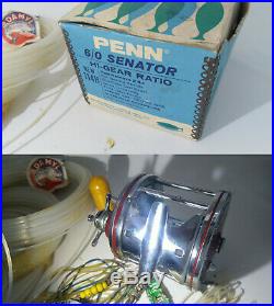 Penn sea fishing multiplier reel senator 6/0 114h mepp 155 lure spinner vintage