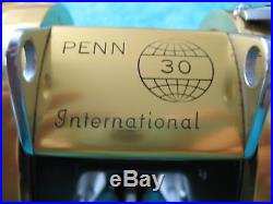 RARE NEW Vintage Penn International 30 Big Game Reel WithOrig. Box, Manual & Oil