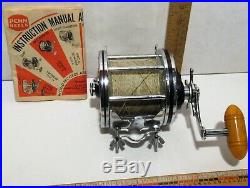 RARE VINTAGE PENN SENATOR 114 6/0 SALT WATER FISHING REEL with BOX