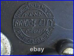 RARE Vintage 1938 Penn Bridge City Fishing Reel