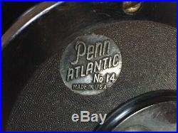 Rare 1940's Vintage Penn Atlantic 14 Salt Water Reel (one of the first penns)