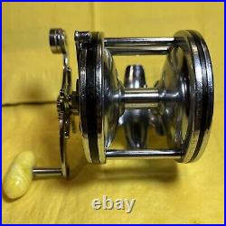 Rare Vintage Penn 1/0 Senator 110 Fishing Reel Lemon Swirl Handle Cleaned Nice