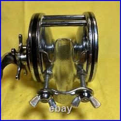 Rare Vintage Penn 1/0 Senator 110 Fishing Reel Lemon Swirl Handle Cleaned Nice