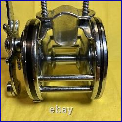 Rare Vintage Penn 1/0 Senator 110 Fishing Reel Lemon Swirl Handle Cleaned Nice