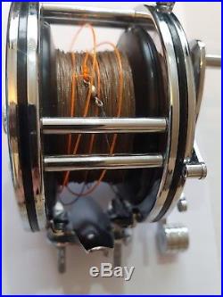 SUPERB VINTAGE PENN No49 DEEP SEA REEL LITTLE USED CONDITION LOADED WITH BRAID