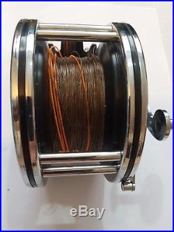 SUPERB VINTAGE PENN No49 DEEP SEA REEL LITTLE USED CONDITION LOADED WITH BRAID