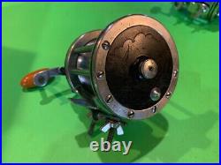 Set Of 3 Vintage Penn Silver Beach 99 Fishing Reels+bonus Penn 49 Deep Sea Reel