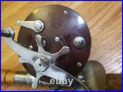 Shakespeare Wonderod Howald Process Saltwater Penn Reel & Wire Line Vintage