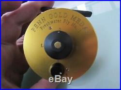 Stunning vintage sharpes penn gold medal freshwater no 1 trout fly fishing reel