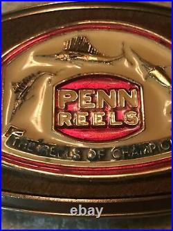 Super Rare Penn Reels Belt Buckle Vintage Fishing (dont Miss This One)