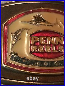 Super Rare Penn Reels Belt Buckle Vintage Fishing (dont Miss This One)