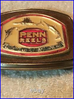 Super Rare Penn Reels Belt Buckle Vintage Fishing (dont Miss This One)