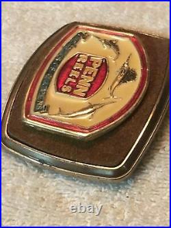 Super Rare Penn Reels Belt Buckle Vintage Fishing (dont Miss This One)