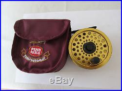 Unused penn gold medal freshwater fly fishing reel no. 3 by sharpes of aberdeen