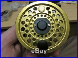 Unused vintage sharpes penn gold medal freshwater no 2 fly fishing reel + bag