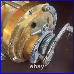 Used Vintage Penn International 20 Gold Single-Speed Lever-Drag Fishing Reel