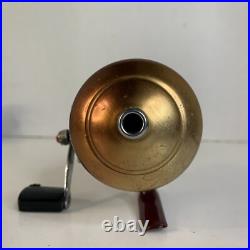 VERY RARE 60s Penn Closed Faced Spinning Reel 410 Rubi Red Spincaster Fishing