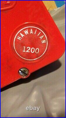 VINTAGE ElecTra Mate 1200 Hawaiian WITH PENN SENATOR MOUNTED & READY FOR TUNE UP