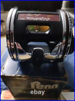 VINTAGE (PENN) 114 HL 6/0 HIGHSPEED TROLLING REEL with BOX, PAPERWORK, TOOL