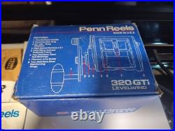 VINTAGE (PENN) 320-GTI LEVELWIND/ 1st GENERATION/ NEVER? FISHED/BOX