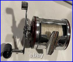 VINTAGE PENN 500L JIGMASTER REEL 275 Yards 30lb Mono With Original Box & Wrench