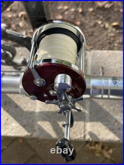 VINTAGE PENN 500L JIGMASTER REEL 275 Yards 30lb Mono With Original Box & Wrench