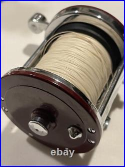 VINTAGE PENN 500L JIGMASTER REEL 275 Yards 30lb Mono With Original Box & Wrench