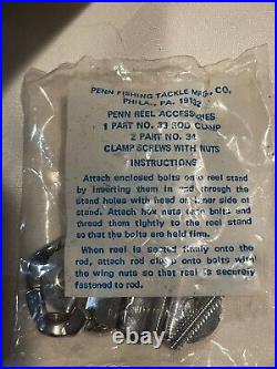 VINTAGE PENN 500L JIGMASTER REEL 275 Yards 30lb Mono With Original Box & Wrench