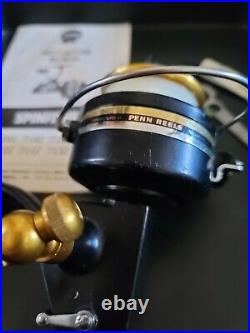 VINTAGE PENN 712Z Spinning Reel Very Good Condition 712 Z USA Made with manual