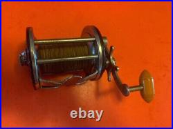 VINTAGE PENN BEACHMASTER 155 FISHING REEL WITH ORIGINAL BOX CIRCA 1940s ANTIQUE