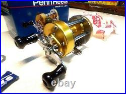 VINTAGE PENN FISHING REEL With BOX LEVEL-MATIC 940 SUPER CLEAN